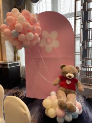 -团子宝宝宴派对百日宴生日布置策划·求婚策划·气球布置别墅民宿