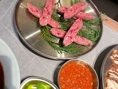 -草家酱蟹炭火烤肉店(珲春南路一店)