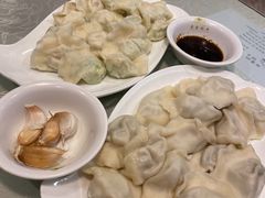 角瓜鸡蛋虾仁水饺-黄家饺子东北特色菜馆(湖滨商业街店)