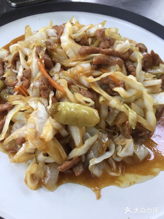 昆山玉山镇乐凡餐厅泡菜牛肉丝图片