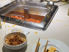 自助调料区-海底捞火锅鲜切牛肉主题店(长寿路店)