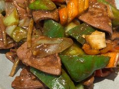 爆炒猪肝-十面欢腾·海鲜面·台式Bistro(长乐路店)