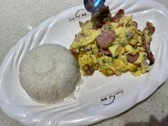 叉烧炒蛋-香港新发烧腊茶餐厅(书城店)