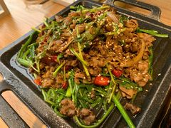 铁板孜然羊肉-三强鸽子(中原路店)