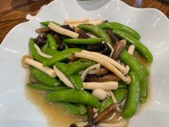 黑鸡棕炒甜豆-隐食餐厅(金水湾公馆店)