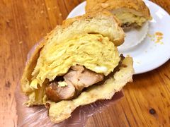 猪扒蛋菠萝包-沙溪兄茶餐厅
