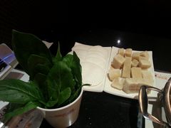 菠菜、冻豆腐、白萝卜-黄记煌三汁焖锅(崇文门店)