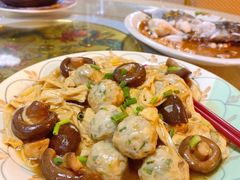 鲜支竹冬菇焖鱼滑球-廣發美食(东晓路店)