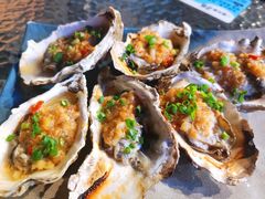 烤蒜茸中蚝-千岛蚝高压锅生蚝·人参火锅(白云万达店)