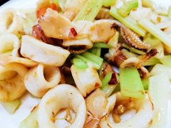 青椒炒双鱿-湛江渔港·大排档(乐园路总店)