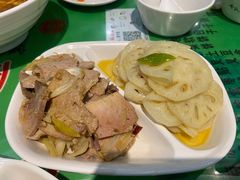 葱拌肉-令氏家外家周秦食府(高新店)