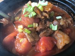 番茄红果炖牛腩-四季民福烤鸭店(前门廊房二条店)