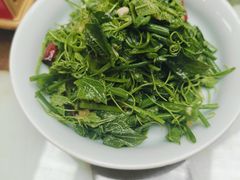 香酥虾皮丝瓜尖-小吊梨汤·北京菜(香山店)