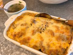 蘑菇鸡肉芝士焗饭-Jo's Garden