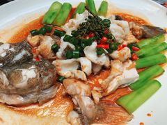 青花椒蒸笋壳鱼-猪肉婆私房菜(容桂总店)