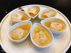 上汤花旗参虾饺-水上明月·湖景餐厅