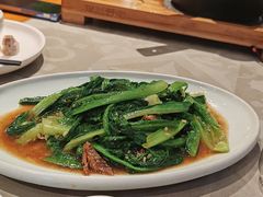豆豉鲮鱼油麦菜-如轩·海鲜砂锅粥·潮汕菜(南城店)