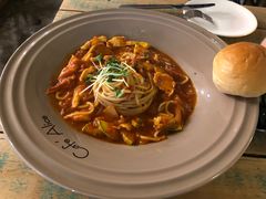 西红柿辣鸡意大利面-Cafe Alice咖啡爱丽丝(奥城店)