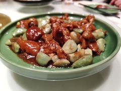 腊八蒜烧猪大肠-情满四合院·小酒馆(后现代城店)