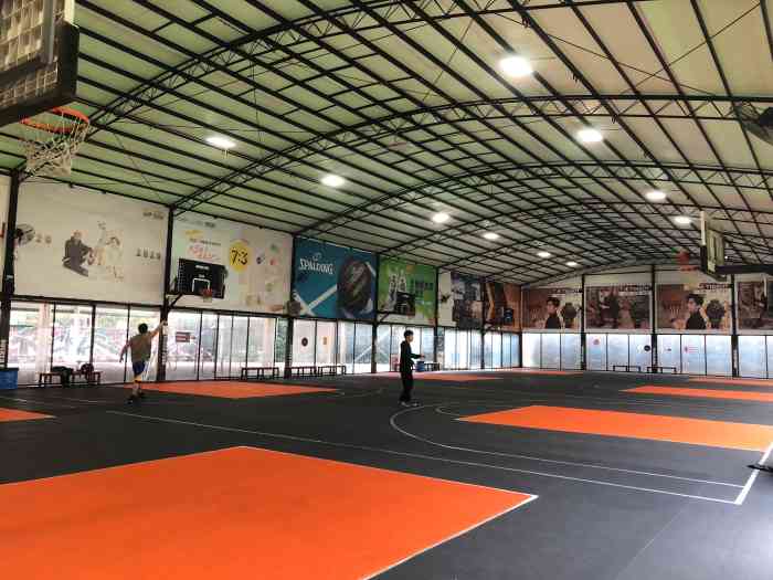洛克公园(三林店)-"交通方便,地铁站出口即可.室内篮球场地一.