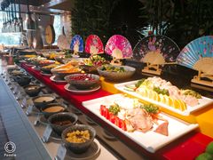 自助取餐区-威珀斯酒店·珀萃美食餐厅 | 海鲜刺身·现烤生蚝·特色烤肉