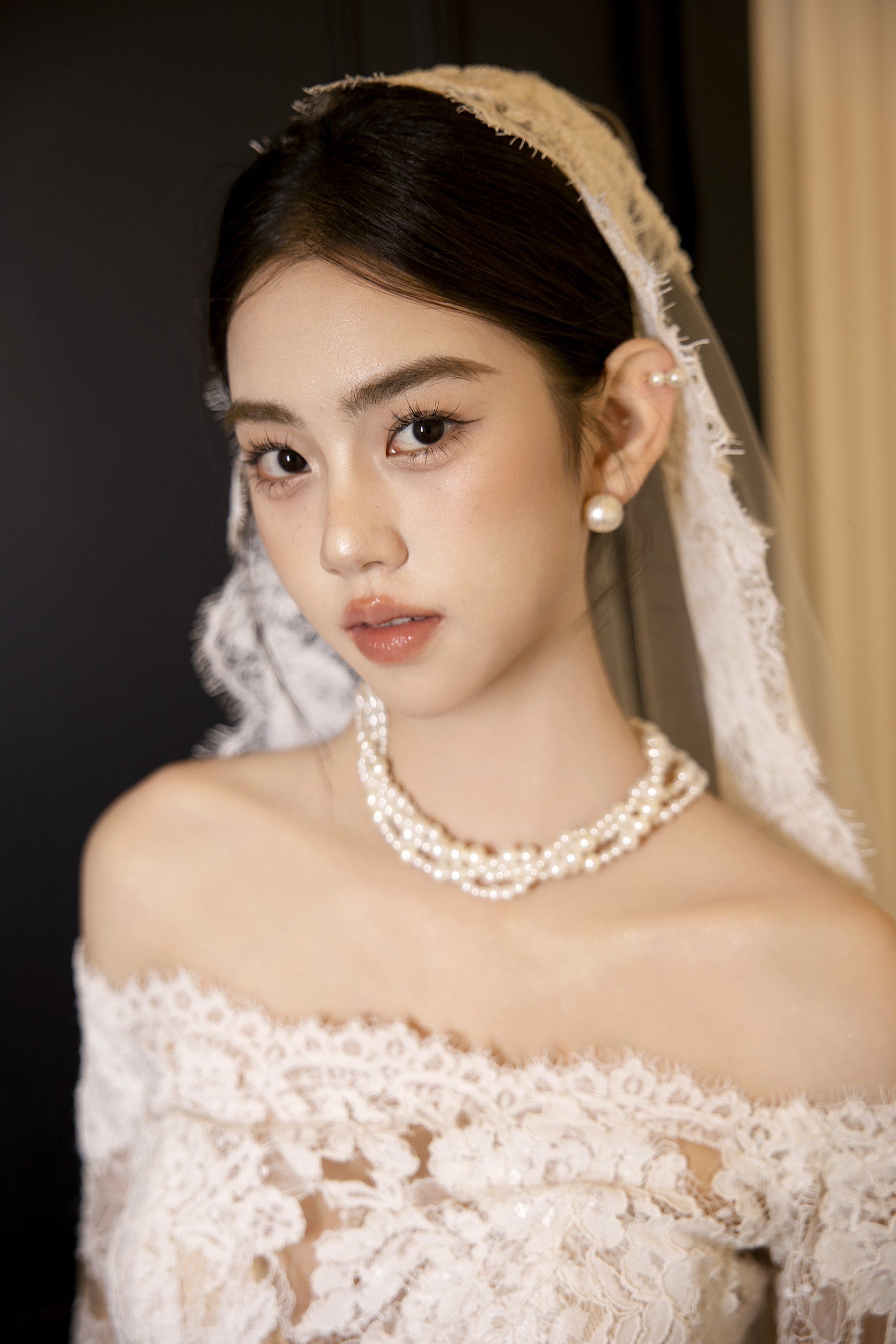 蕾丝头纱造型|极致浪漫