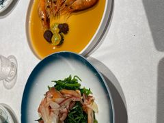 芥兰苗炝拌兰花蚌-醉舍·新淮扬菜(长宁龙之梦店)