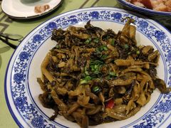 韭菜炒阿婆菜-沈厅酒家(周庄店)
