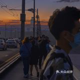 🌇来长江大桥看一场夕阳吧