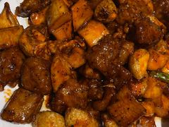 杏鲍菇牛肉粒-正阳春烤鸭店(杨楼店)