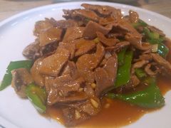尖椒炒猪肝-四姐妹东北饺子(沙尾路店)