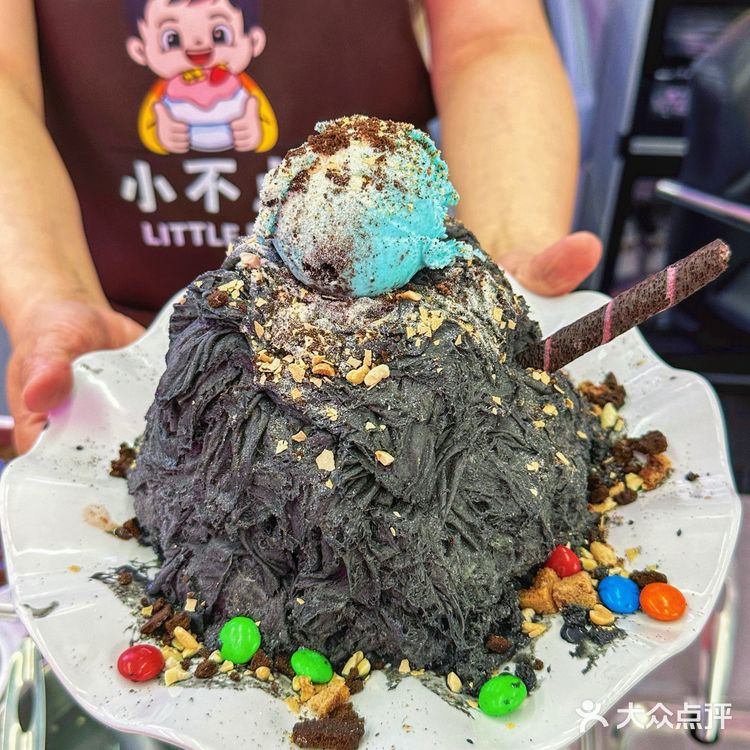天津新开的❗️豪华版巧克力绵绵冰太诱人啦❗️