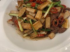 藕尖炒牛肉-湘肠香火锅店(团结湖店)