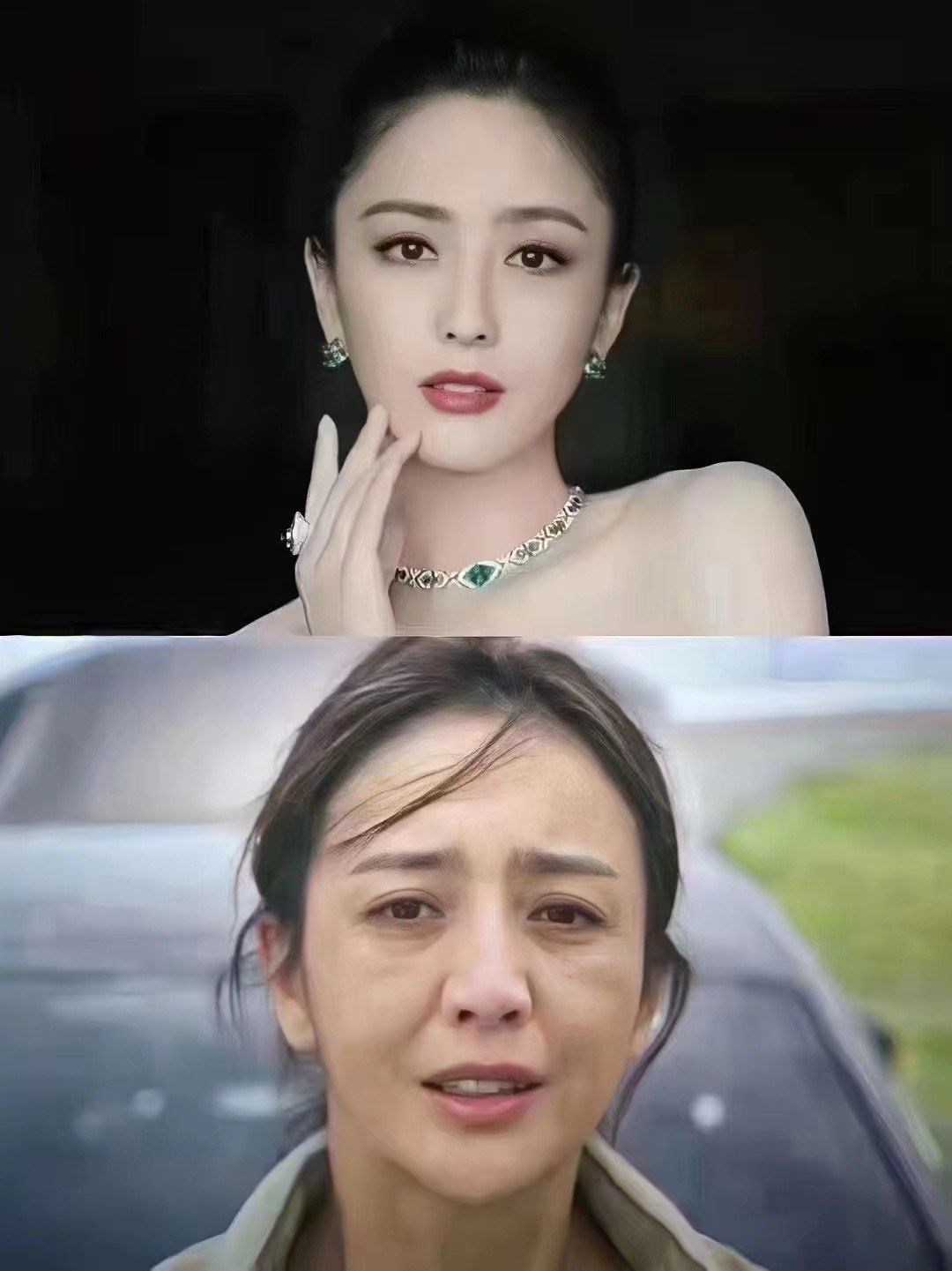 一个是印第安纹 瞬间面部断层显老10岁 所以你看懂了吗