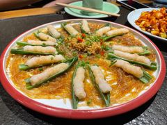 鲜虾酿秋葵-北平盛世·新京菜·北京烤鸭(劲松·双井店)