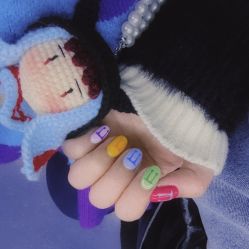 -手牵手美甲