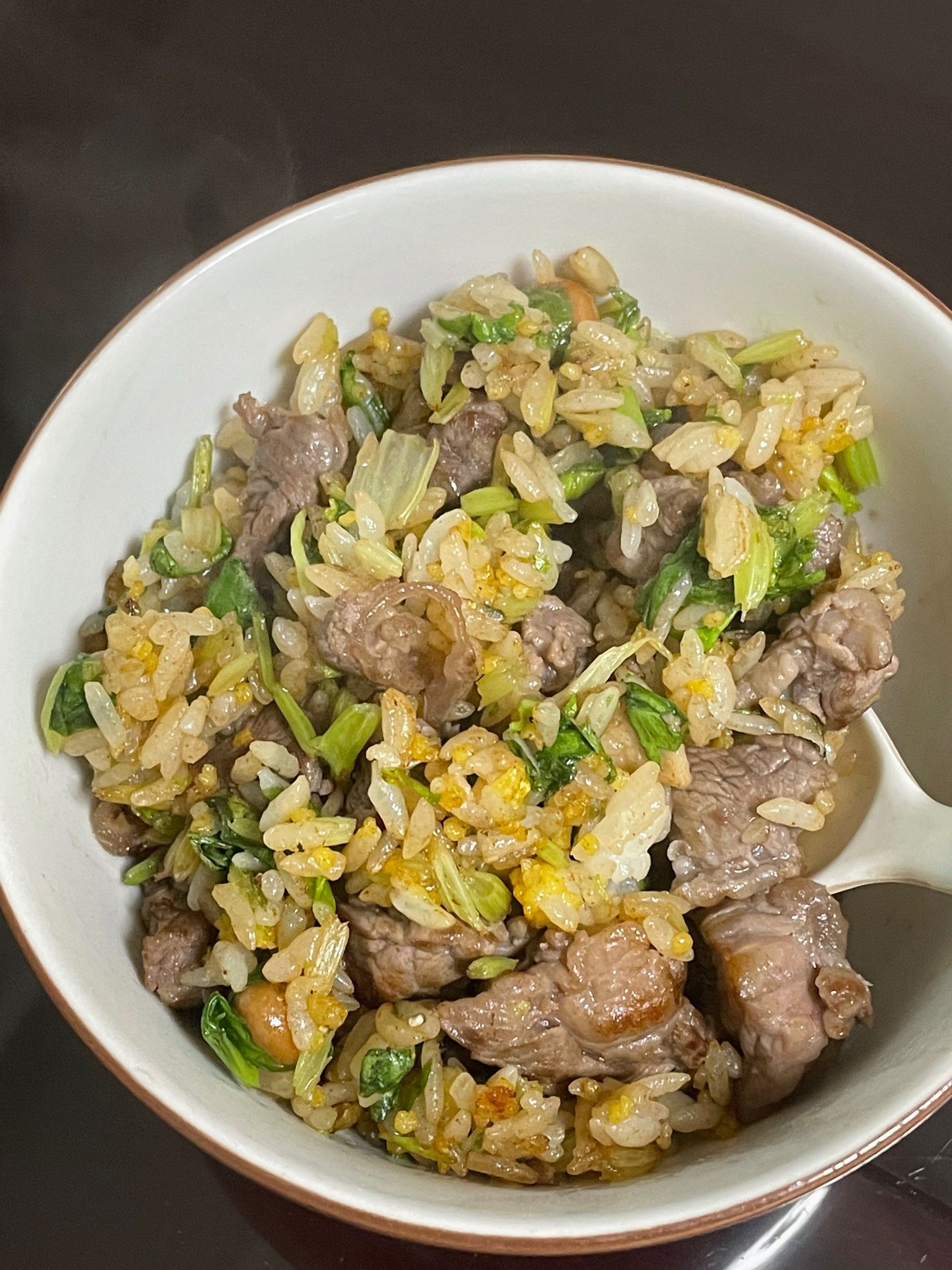 碎牛肉炒饭嘎嘎香