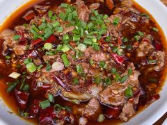 水煮牛肉片-九九牛肉馆(南山路店)