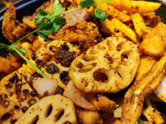 干锅牛蛙-渝蛙馆(新百店)