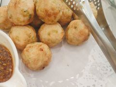 鲜虾山芹丸-良友·海鲜青岛菜·海肠捞饭(五四广场店)