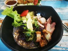 -蝶豆花蓝面条