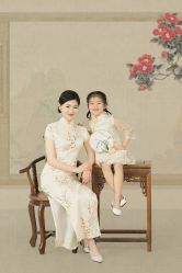 -时光纪亲子全家福照相馆(静安店母女写真父母纪念照)