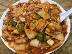 传统新疆炒面片儿-西北朗益和穆斯林餐厅