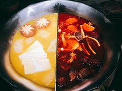 台式麻辣花胶鸡鸳鸯锅-湊湊火锅·茶憩(世博大道店)