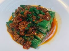 水豆豉拌秋葵-周三的情书花园餐厅(江北店)