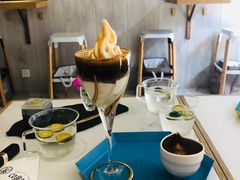 咖啡冰淇淋-茶是一枝花泡茶店