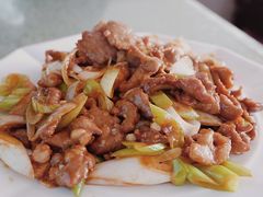 葱炒羊肉-国庆烧麦馆
