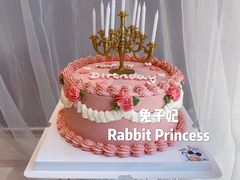 复古蛋糕-兔子妃私人定制蛋糕(城南花苑南区店)