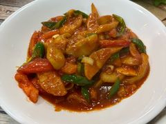 辣子茄子西红柿-黑公羊新疆菜(人和店)