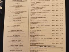菜单-Water Grill(圣莫妮卡店)
